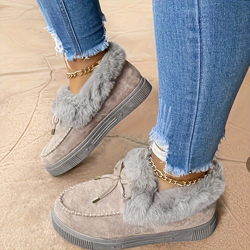 🔥Last Day 50% OFF & FREE SHIPPING🔥-Women's boots round head thick sole Orthopedic Arch-Support wool thick warm cotton shoes